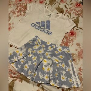 4T Adidas Girl Top & Skirt Set